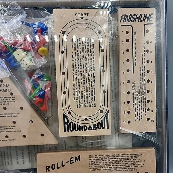 Wood Teasers Games Rollout Insanity Mind Magic Etc 7 Games Cardinal Industries - Picture 4 of 10